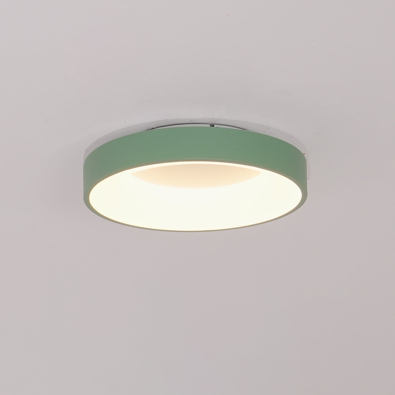 Modern Round Keno LED Ceiling Light Flush Mount Acrylic Fixture for Bedroom and Hallway