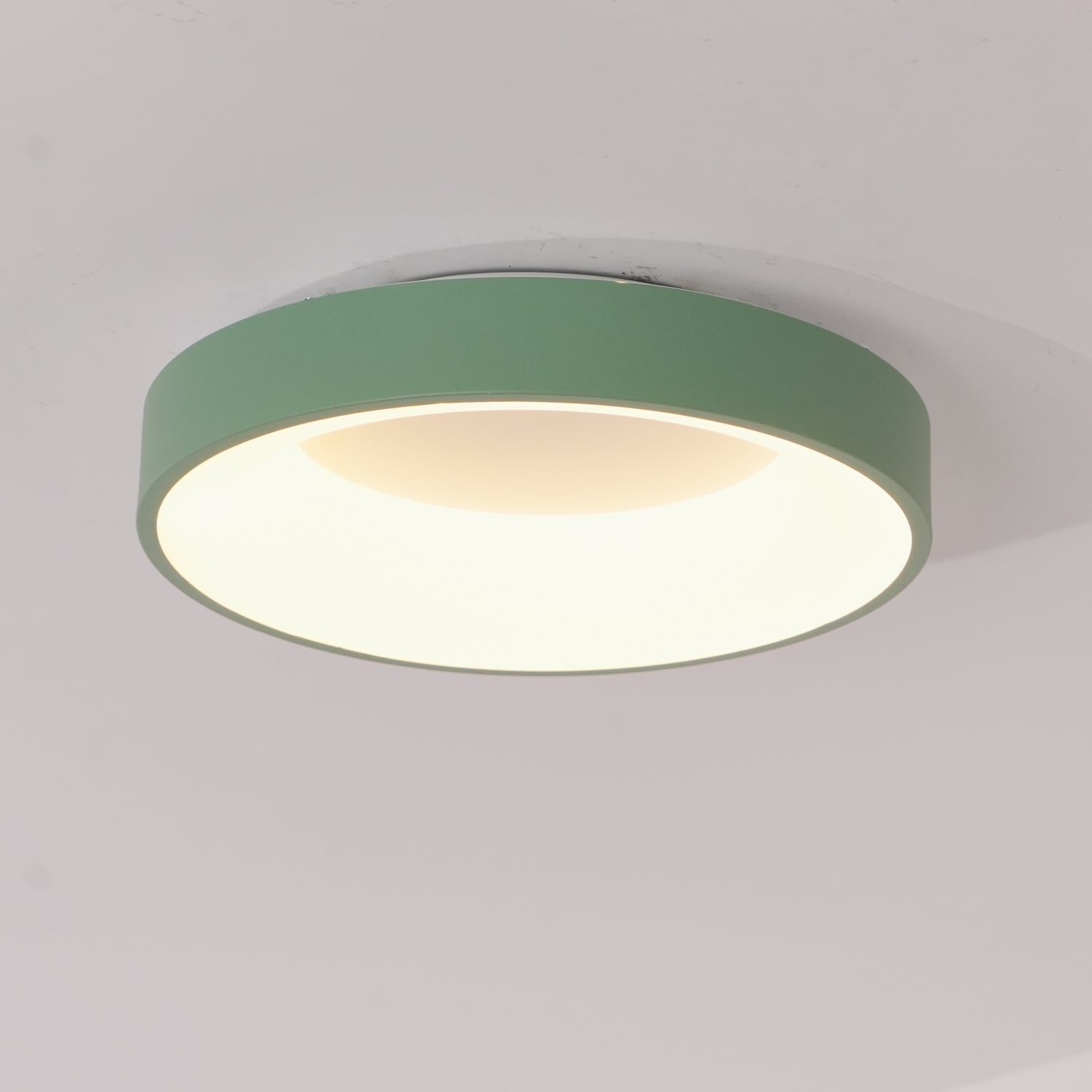 Modern Round Keno LED Ceiling Light Flush Mount Acrylic Fixture for Bedroom and Hallway