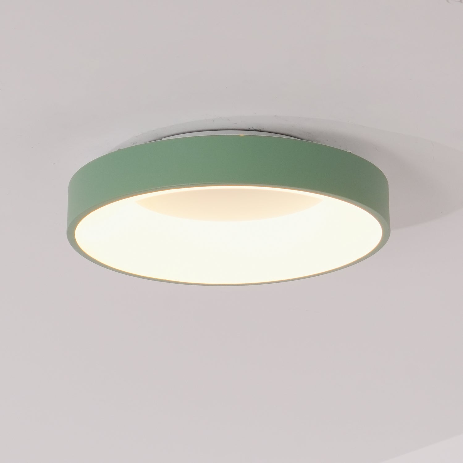Modern Round Keno LED Ceiling Light Flush Mount Acrylic Fixture for Bedroom and Hallway