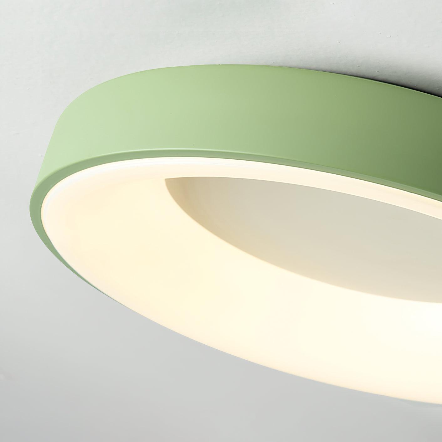 Modern Round Keno LED Ceiling Light Flush Mount Acrylic Fixture for Bedroom and Hallway