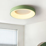 Modern Round Keno LED Ceiling Light Flush Mount Acrylic Fixture for Bedroom and Hallway