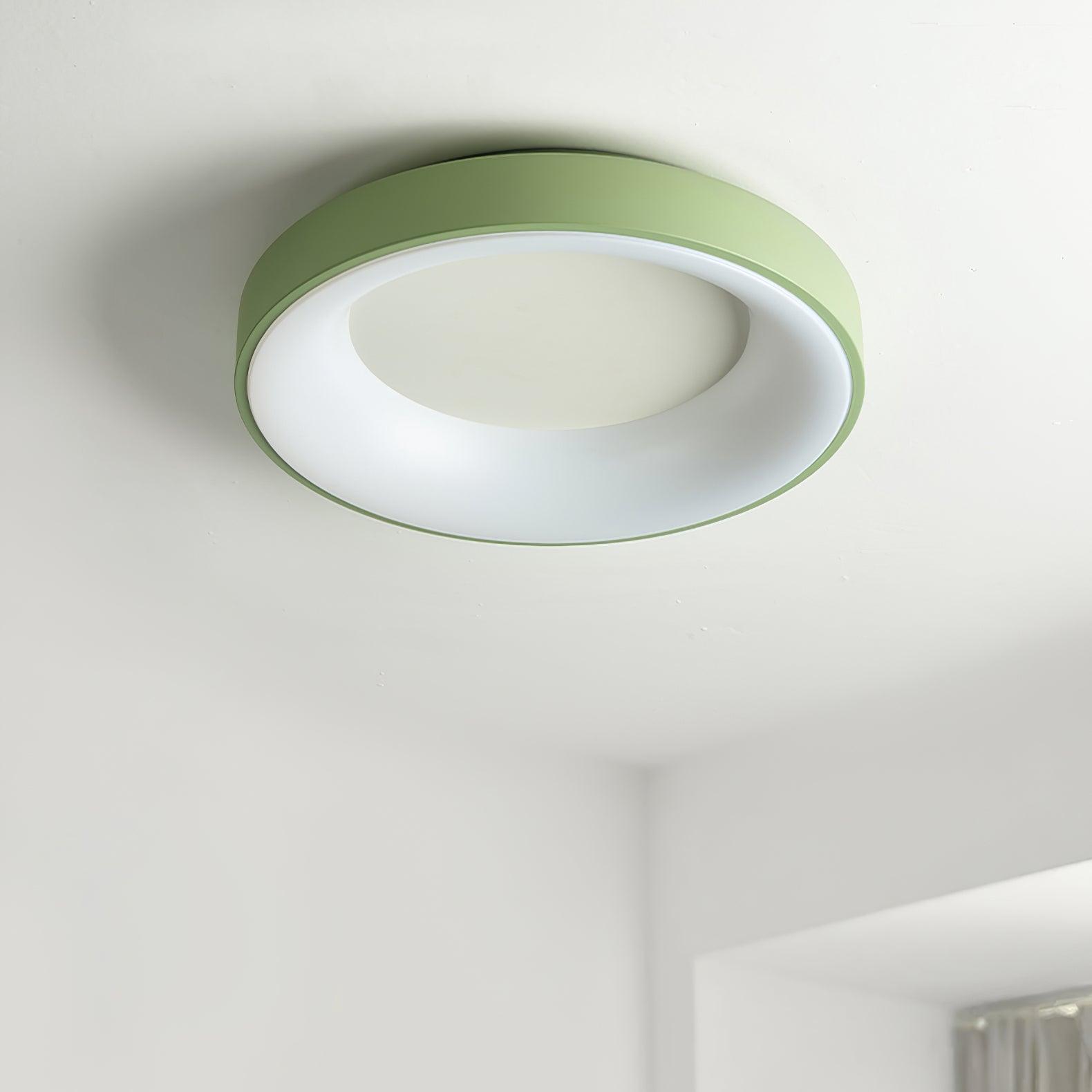 Modern Round Keno LED Ceiling Light Flush Mount Acrylic Fixture for Bedroom and Hallway