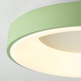 Modern Round Keno LED Ceiling Light Flush Mount Acrylic Fixture for Bedroom and Hallway