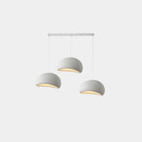 Modern Organic Cloud Chandelier with Rough Texture HDPE Shades and Adjustable Cables