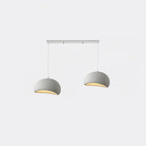 Modern Organic Cloud Chandelier with Rough Texture HDPE Shades and Adjustable Cables