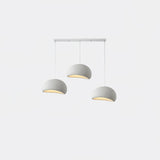 Modern Organic Cloud Chandelier with Rough Texture HDPE Shades and Adjustable Cables