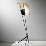Modern Kite LED Floor Lamp Sculptural Reading Light for Living Room and Bedroom