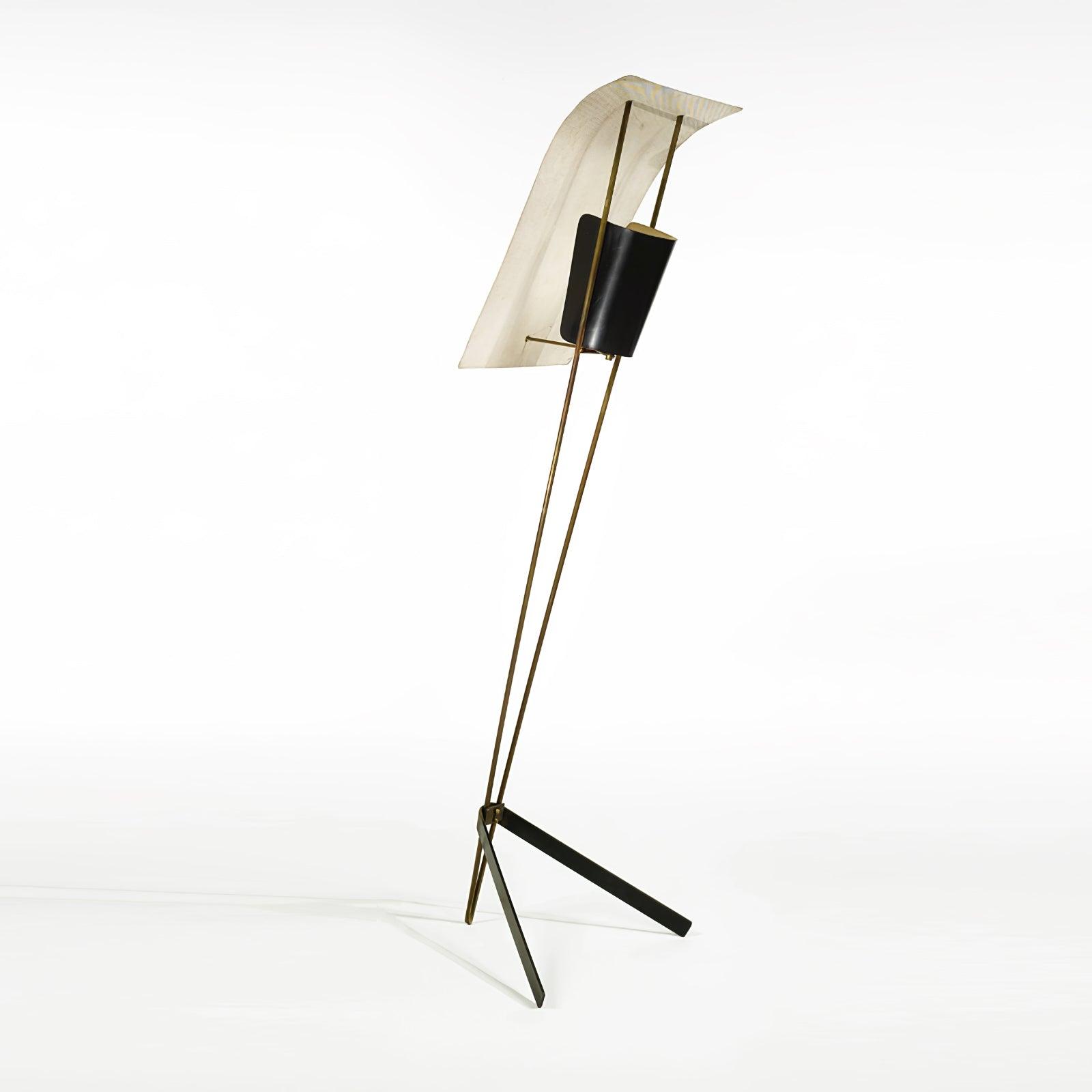 Modern Kite LED Floor Lamp Sculptural Reading Light for Living Room and Bedroom