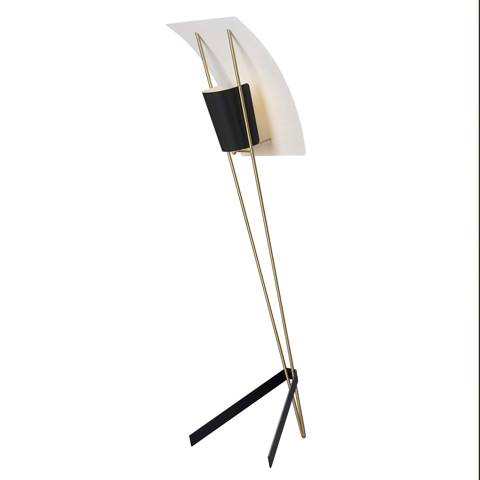Modern Kite LED Floor Lamp Sculptural Reading Light for Living Room and Bedroom