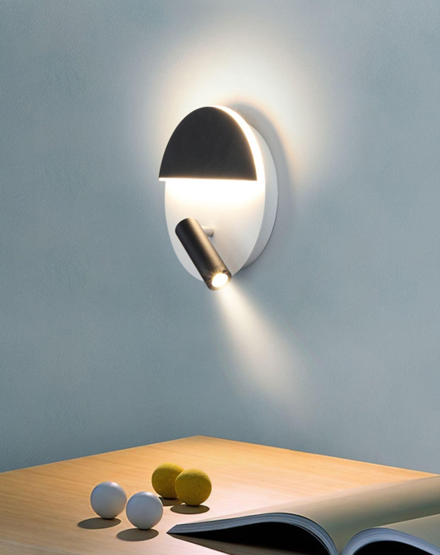 Kneeland Modern Rotatable LED Wall Sconce Lamp for Bedroom and Hallway Lighting