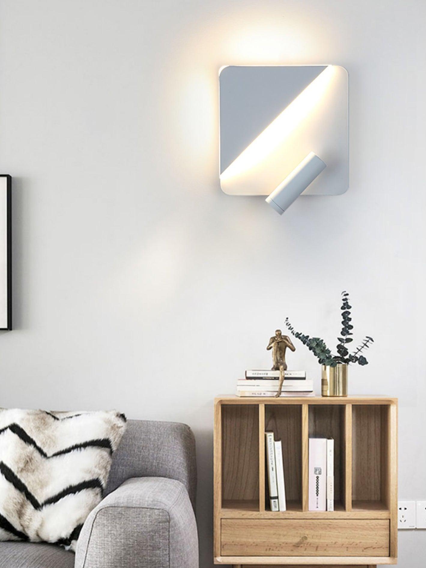 Kneeland Modern Rotatable LED Wall Sconce Lamp for Bedroom and Hallway Lighting