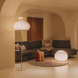 Modern Lantern Knit Floor Lamp with Dimmable LED Geometric Fabric Shades and Three Color Temperatures