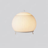Modern Lantern Knit LED Table Lamp with Fabric Shade and Stepless Dimming