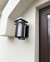 modern-black-outdoor-wall-light-sconce-waterproof-ip65-iron-glass-garden-porch-lamp