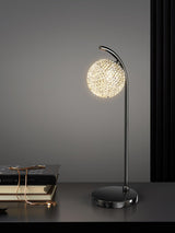Modern Crystal Dandelion Bedside Table Lamp for Elegant Bedroom Decor