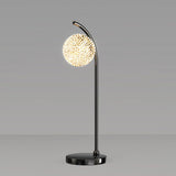 Modern Crystal Dandelion Bedside Table Lamp for Elegant Bedroom Decor