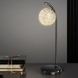 Modern Crystal Dandelion Bedside Table Lamp for Elegant Bedroom Decor