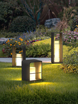 Solar Powered LED Garden Lantern Waterproof Outdoor Pathway Light in Stainless Steel