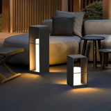 Solar Powered LED Garden Lantern Waterproof Outdoor Pathway Light in Stainless Steel