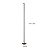 Sleek Aluminum Strip LED Standing Light Contemporary Accent Floor Lamp