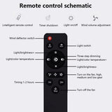 Modern Ultra Thin Bladeless Ceiling Fan with Remote Control Dimmable LED Light in Imitation Wood Grain