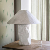 Modern Sculptural Dupont Paper Table Lamp for Contemporary Bedroom Lighting