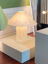 Modern Sculptural Dupont Paper Table Lamp for Contemporary Bedroom Lighting
