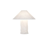 Modern Sculptural Dupont Paper Table Lamp for Contemporary Bedroom Lighting