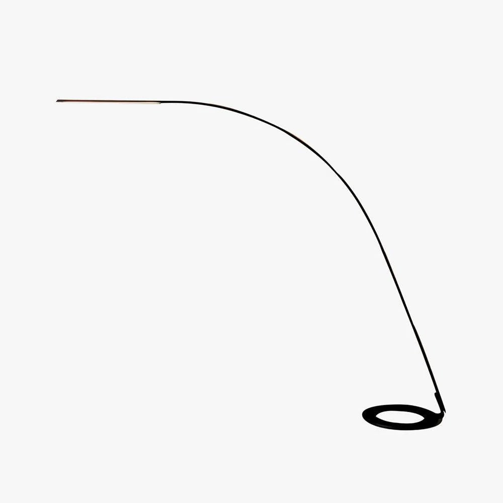Lampo Minimalist Arc Floor Lamp Modern Steel Wire LED Torchiere Standing Light
