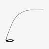 Lampo Minimalist Arc Floor Lamp Modern Steel Wire LED Torchiere Standing Light
