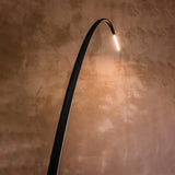 Lampo Minimalist Arc Floor Lamp Modern Steel Wire LED Torchiere Standing Light