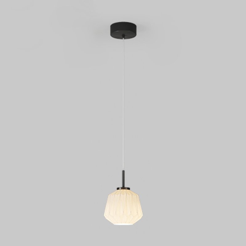 textured-white-glass-lantern-pendant-lamp-faceted-origami-style-hanging-ceiling-light