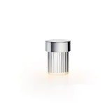 Modern Rechargeable LED Portable Table Lamp with Elegant Crystal Glass Column Design
