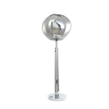 Modern Molten Lava Art Floor Standing Lamp with Spherical Metallic Shade