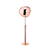 Modern Molten Lava Art Floor Standing Lamp with Spherical Metallic Shade