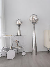 Contemporary Molten Glass Lava Cone Table Lamp for Modern Ambient Lighting