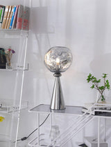 Contemporary Molten Glass Lava Cone Table Lamp for Modern Ambient Lighting