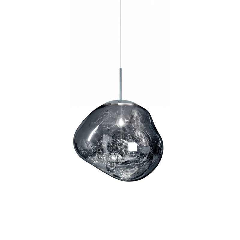 contemporary-melt-glass-style-lava-pendant-light-unique-mirror-finish-polycarbonate-hanging-lamp