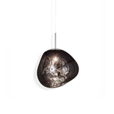 contemporary-melt-glass-style-lava-pendant-light-unique-mirror-finish-polycarbonate-hanging-lamp