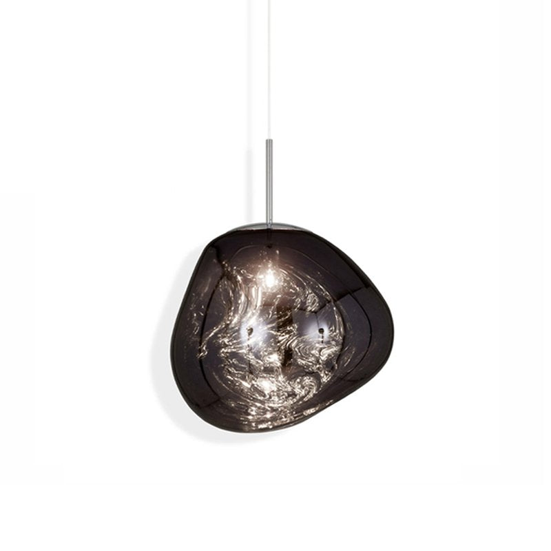contemporary-melt-glass-style-lava-pendant-light-unique-mirror-finish-polycarbonate-hanging-lamp