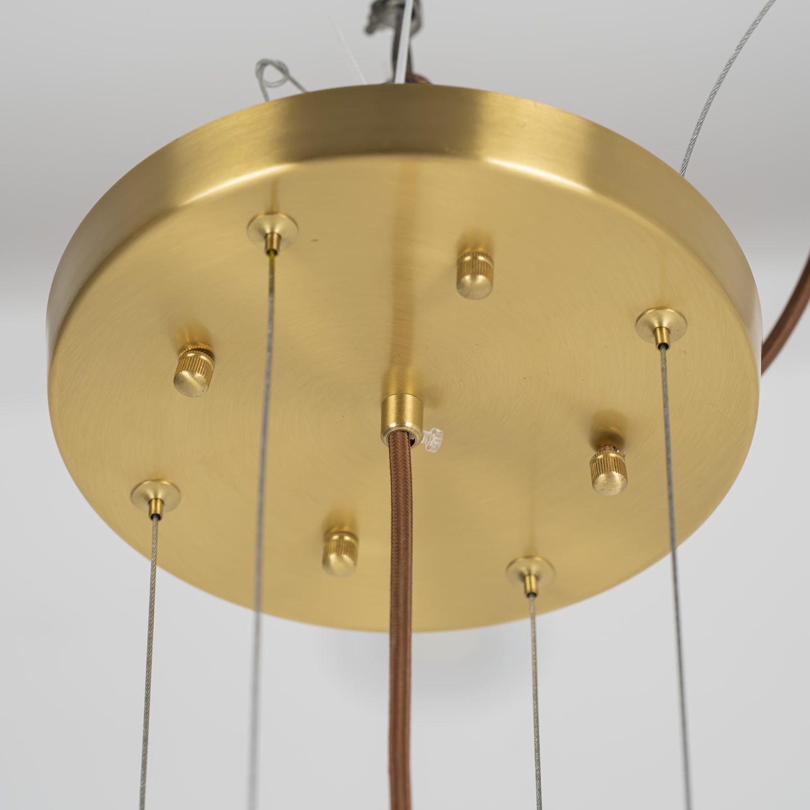 modern-glass-crystal-pendant-light-gold-chandelier-with-cylindrical-reflector-and-spherical-element-design