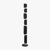 Leagan Contemporary Standing Floor Lamp with Marble Base and G4 LED