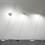 Modern LED Torchiere Floor Lamp with Slim Profile and Adjustable Warm Lighting