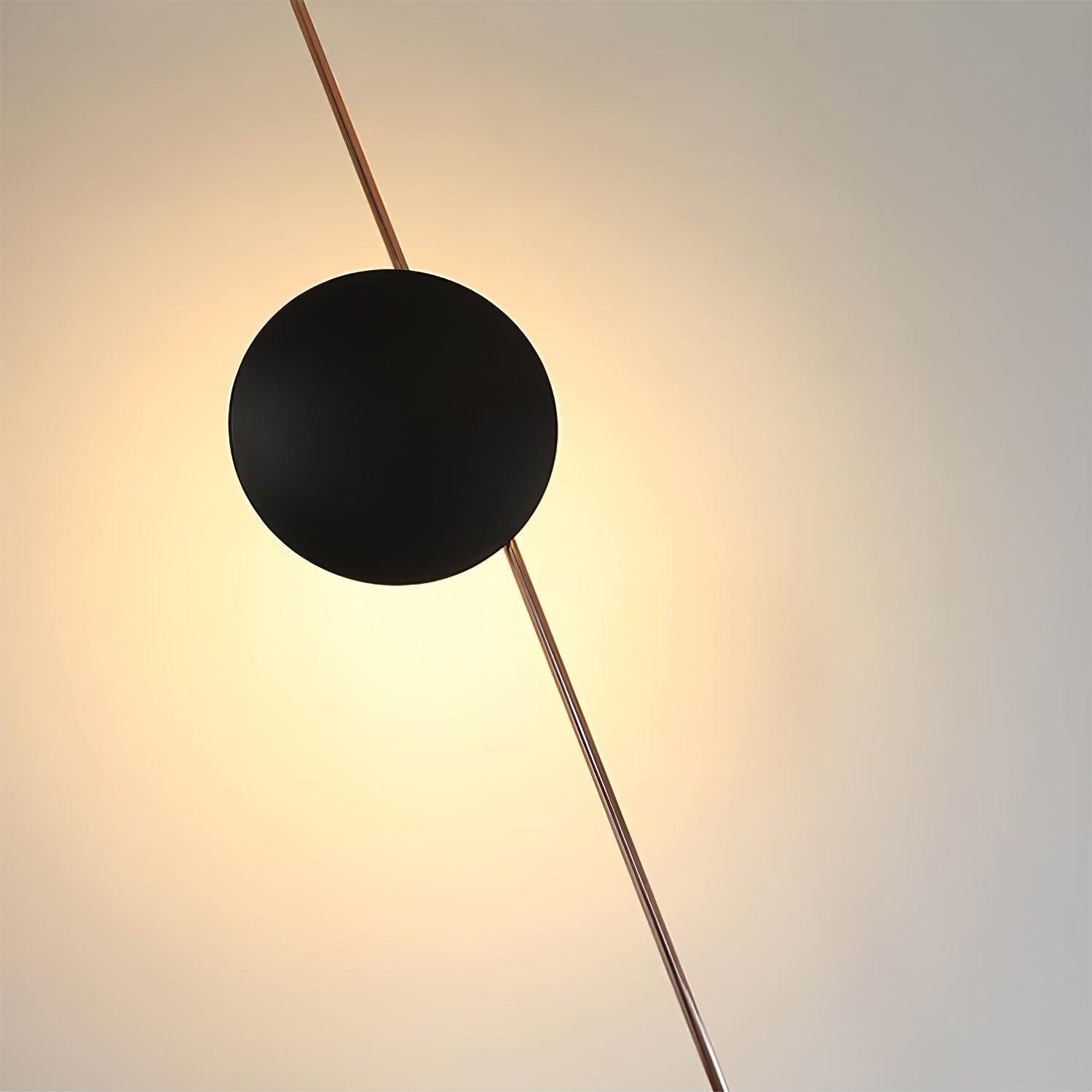 Modern LED Torchiere Floor Lamp with Slim Profile and Adjustable Warm Lighting