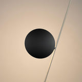 Modern LED Torchiere Floor Lamp with Slim Profile and Adjustable Warm Lighting