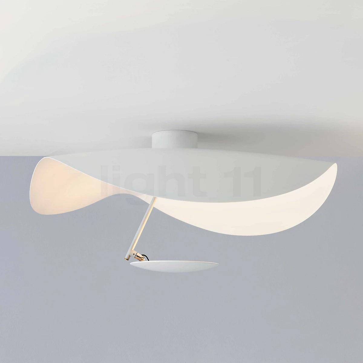 Giorgio Modern LED Flush Mount Ceiling Light with Minimalist Curved Disc Shade
