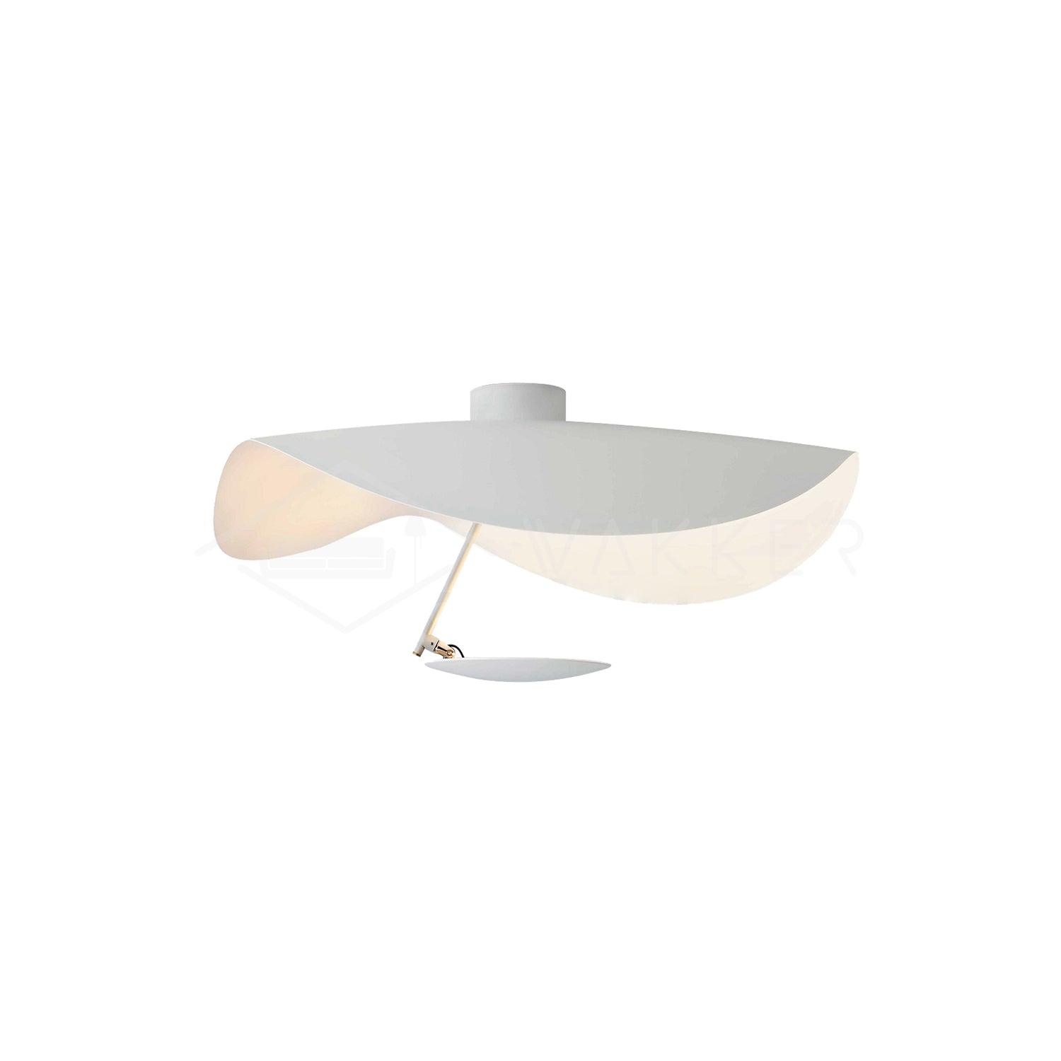 Giorgio Modern LED Flush Mount Ceiling Light with Minimalist Curved Disc Shade