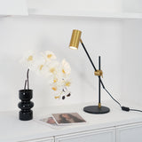 Lektor Modern Adjustable Table Lamp Articulated Reading Light for Office Gold and Black