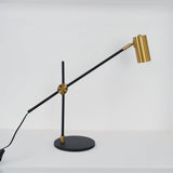 Lektor Modern Adjustable Table Lamp Articulated Reading Light for Office Gold and Black