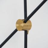 Lektor Modern Adjustable Table Lamp Articulated Reading Light for Office Gold and Black